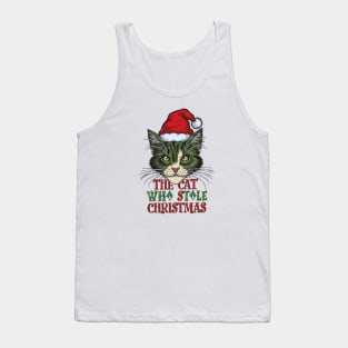 The Cat who stole Christmas Tank Top